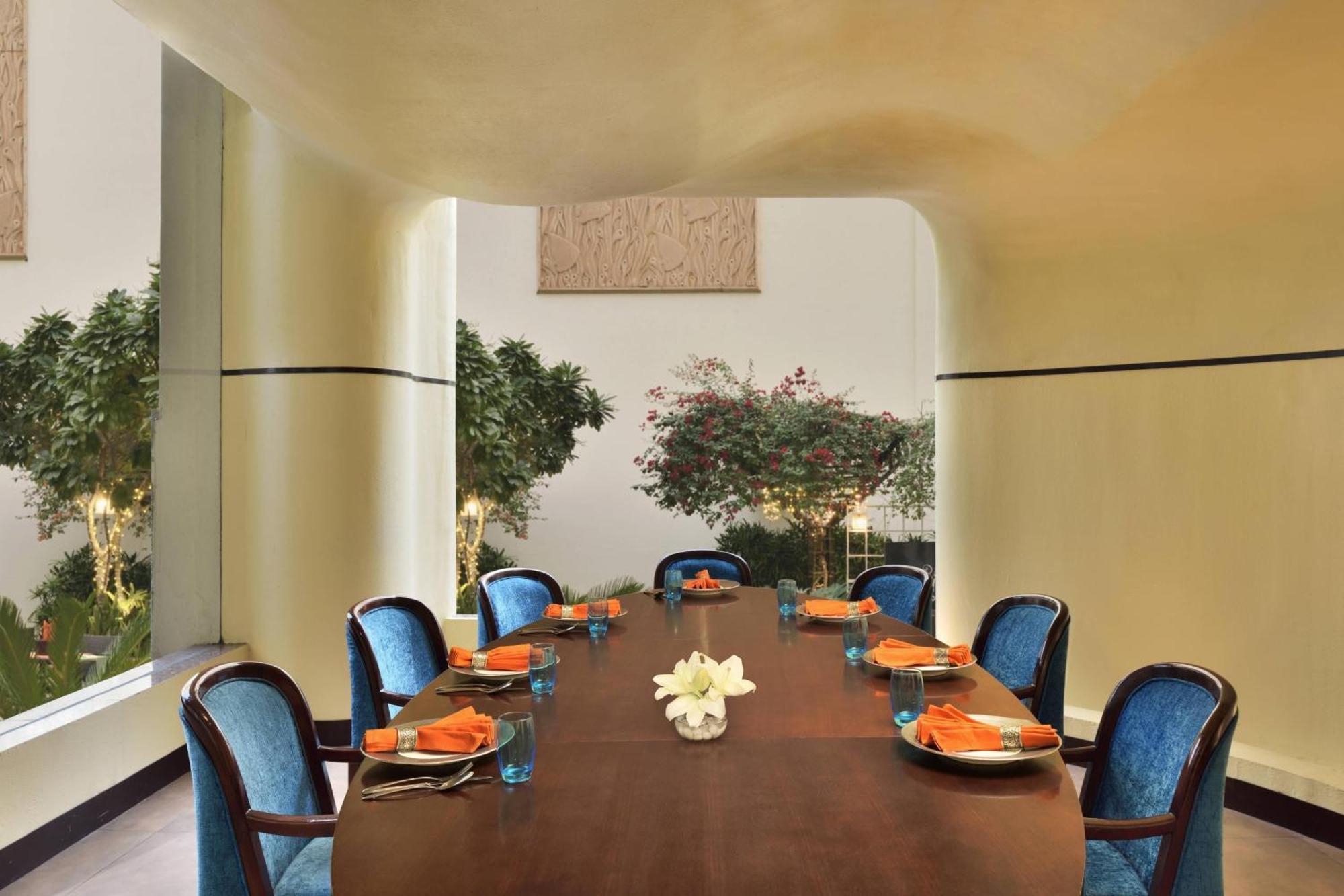 Jaipur Marriott Hotel Exterior foto The restaurant